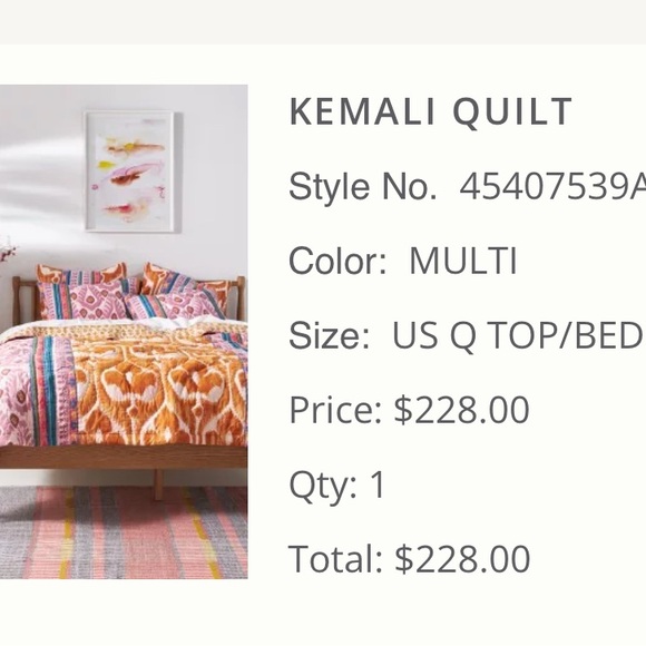 Anthropologie Quilt - Picture 3 of 4